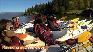 Kayaking Activity at Deep Cove [upl. by Ardehs]