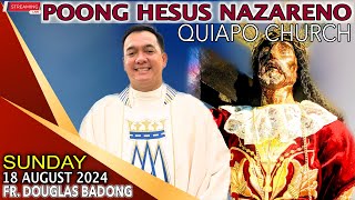 LIVE Quiapo Church Online Mass Today with Fr Douglas Badong  18 August 2024 SUNDAY MASS [upl. by Libre]