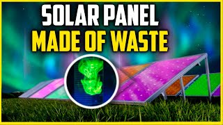 Genius Solar Panel from Waste Operates without Sunlight [upl. by Noivert]