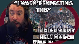 Vet ReactI Wasnt Expecting This Indian Army Hell March  2023 Indias Republic Day Parade Debdut [upl. by Farver]