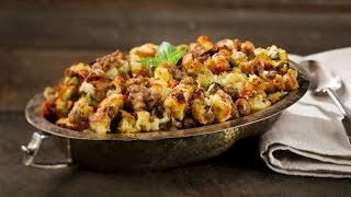 Recipe Traditional Sausage Stuffing [upl. by Southard214]