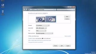 Windows 7 Eğitim Seti 57  Harici Ekran Ayarlarını Yapma [upl. by Jannery]