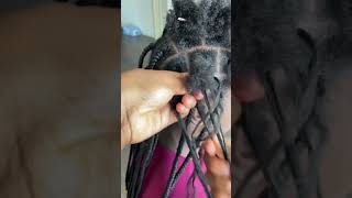 How to do knotless braids hair braids [upl. by Sane]