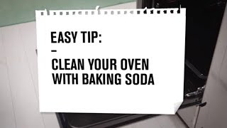 Zanussi Easy Tips Clean your oven with baking soda [upl. by Melvina]