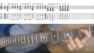 How to play AC\DCs  The Furor  on guitar w\tabs [upl. by Anatlus]