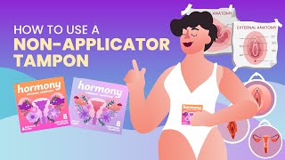 How to Use a NonApplicator Tampon A StepbyStep Guide for Beginners 💃🏻💖 [upl. by Aldora]