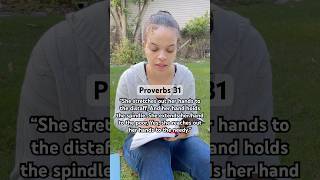 Proverbs 31 Woman Bible Reading bibleverse proverbs [upl. by Salisbury565]