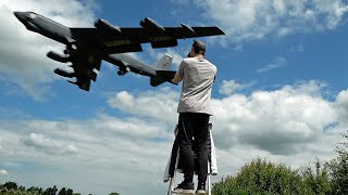 🇺🇸 The Jurassic 🦖 B52 Bomber Jets Flying at RAF Fairford [upl. by Menis740]