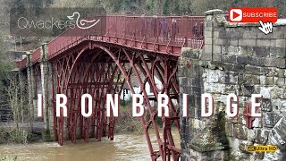 Ironbridge thomastelford coalbrookdale floods river flooding [upl. by Aihsetel]