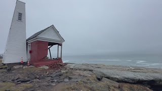 Rising sea levels and powerful storms threaten Maines historic lighthouses [upl. by Heida295]