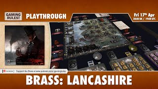 Brass Lancashire  Live Playthrough with Tabletop Simulator [upl. by Elkin]