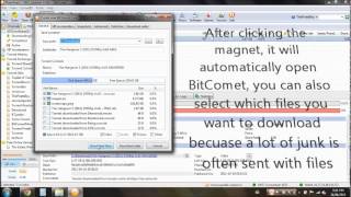 How to download files from BitComet  Tutorial on how to download Torrent Files [upl. by Ofilia]