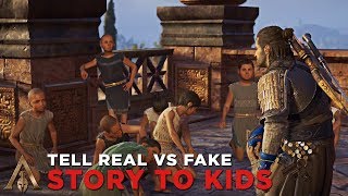 Alexios Tells the REAL vs FAKE Story of Perseus  Assassins Creed Odyssey [upl. by Tyoh]