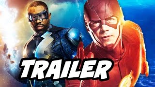 Black Lightning Official Trailer and The Flash Arrow Comics Explained [upl. by Oniotna542]