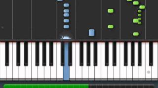 PIANO TUTORIALCalabria Destination Piano Synthesia [upl. by Ybbob716]