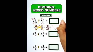 DIVIDING MIXED FRACTIONS [upl. by Marjory797]