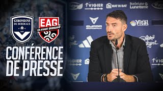 La conférence de presse avant BordeauxGuingamp [upl. by Past]