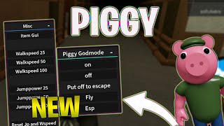 NEW PIGGY SCRIPT PASTEBIN 2024 Speedhack  GODMODE  ESP [upl. by Ahseken]