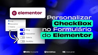 Transformando Checkbox em Switch Personalizado nos Formulários do WordPress com Elementor [upl. by Alfonse596]