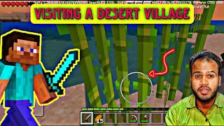 Visiting a Desert Village I Met My Demise in Minecraft 8192024 HD [upl. by Hbaruas]