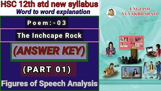 Figures of Speech Analysis The Inchcape Rock Poem 23 12th HSC  English [upl. by Aslehc947]