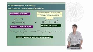 Estados de transición e intermedios de reacción en química orgánica   UPV [upl. by Cockburn840]