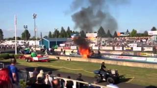 Man burns to Death in race car [upl. by Araes343]