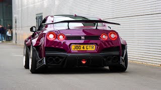 Nissan R35 GTR Sounds Compilation  Accelerations amp Flames [upl. by Airdnassac75]