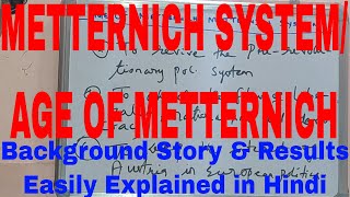 Metternich SystemAge of MetternichMetternich yug kya haiWhat is Metternich SystemMetternich [upl. by Seaden]