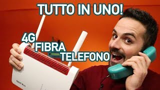 Tra i MIGLIORI ROUTER 4G e FIBRA con telefono  Recensione FRITZBOX 6890 LTE [upl. by Aneehsit474]