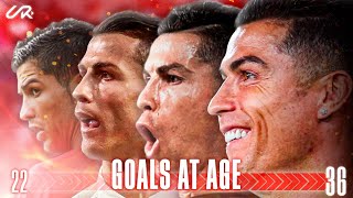 Cristiano Ronaldos Incredible Goals at Every Age—What He Did at 22 and 35 Will Shock You [upl. by Maccarone]