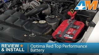 19792010 Mustang Optima Red Top Performance Battery Review amp Install [upl. by Winson]