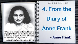 From the Diary of Anne Frank  Anne Frank  class 10  CBSE  NCERT  Explained in Tamil [upl. by Painter873]