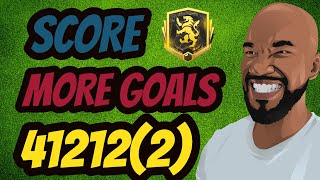 Score MORE CRAZY GOALS with this 412122 🔥😱 FIFA 23 CUSTOM TACTICS AND INSTRUCTIONS [upl. by Esirec]