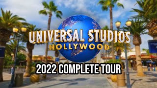 Universal Studios Hollywood  Full Walkthrough 2022 with Ride POVs [upl. by Hittel271]