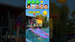 Epic Water Challenge 🥽🥶 shorts football haaland messi lehmann beckam zlatan [upl. by Gonta423]