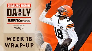 Wrapping Up the NFL Regular Season  Cleveland Browns Daily [upl. by Gnart]