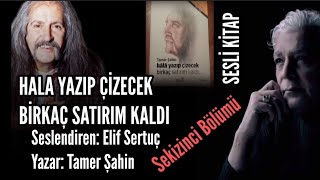 SESLİ KİTAP 8 BölümHala Yazıp Çizecek Birkaç Satırım Kaldı  Tamer ŞahinSeslendiren Elif Sertuç [upl. by Scharff]