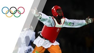 Cisse wins gold in Mens 80kg Taekwondo [upl. by Aimat545]