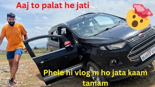 off road ecosport  Aaj to gadi palat he jati😱 Phele he vlog mai ho jata kaam tamam🤯  offfroading [upl. by Buerger]