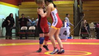 2015 Guelph FW48kg Natassya Lu Guelph vs Megan Smith Lakehead [upl. by Stevens]