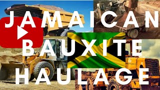 Jamaican truckers bauxite haulage trip [upl. by Ahsiened]