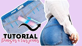 Pinzas para Jeans Tutorial ♡ [upl. by Sudnak438]