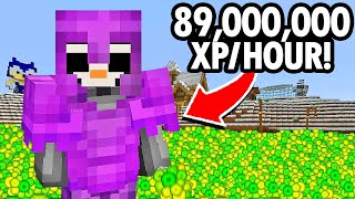 I Built the Worlds Fastest XP Farm in Minecraft Hardcore [upl. by Yttocs105]