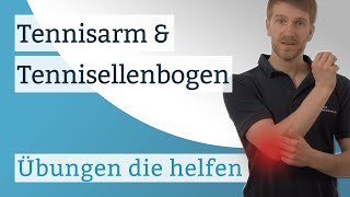 Tennisarm  Tennisellenbogen  Übungen die helfen [upl. by Nadual]