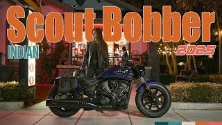 2025 Indian Scout Bobber Unveiling the Iconic Bobber with Enhanced Features [upl. by Einohtna455]