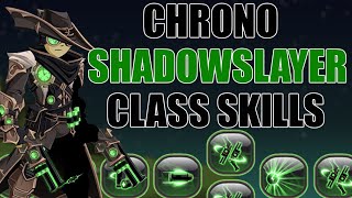 AQW Chrono ShadowSlayer Class Skills  Breakdown  FMJTracer Rounds [upl. by Eillen634]