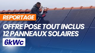 Installation de 12 Panneaux Solaires MKSUN 520W 6 kWc  Découvrez lÉnergie Solaire [upl. by Sarazen]