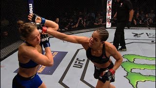 Amanda Nunes Top 5 Finishes [upl. by Nevin]