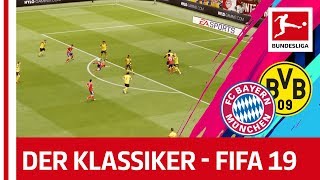 FC Bayern München vs Borussia Dortmund  FIFA 19 Prediction With EA Sports [upl. by Yrac]